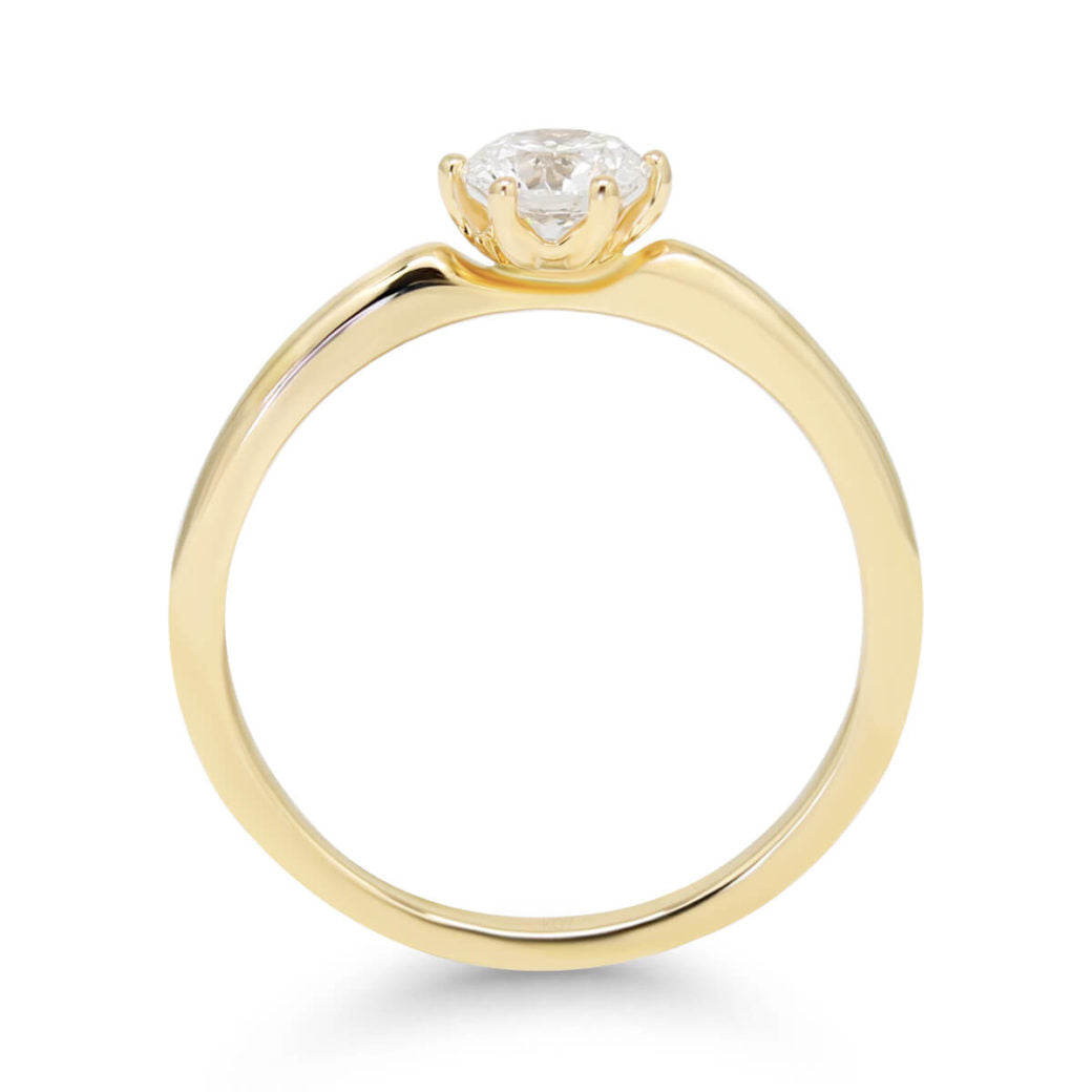 Beat of Love Andromeda laboratoriotimanttisormus 0,50 ct keltakulta
