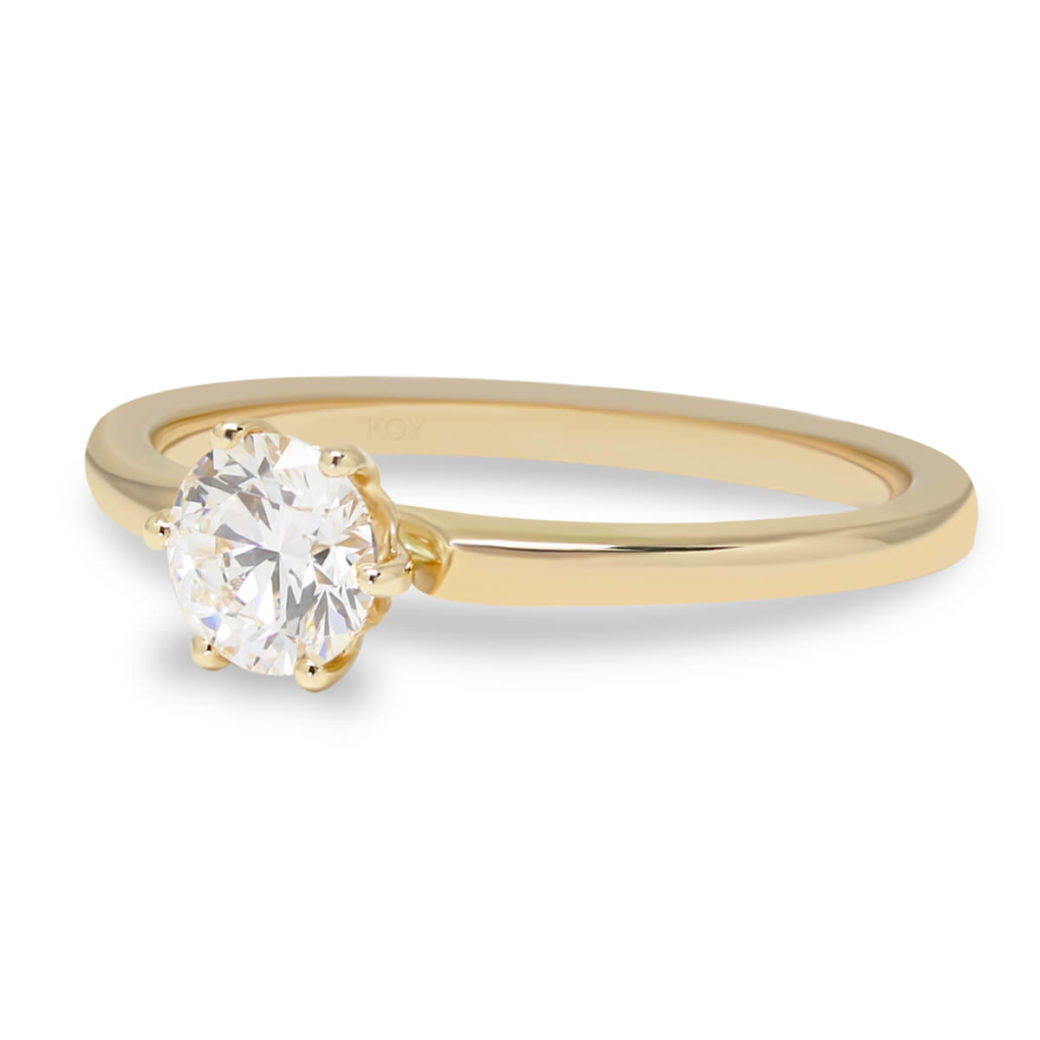 Beat of Love Andromeda laboratoriotimanttisormus 0,50 ct keltakulta