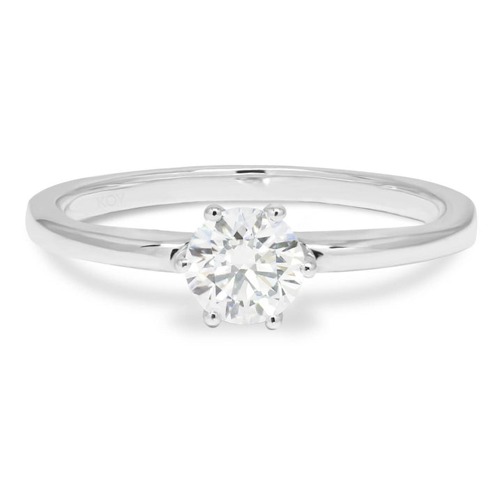 Beat of Love Andromeda laboratoriotimanttisormus 0,50 ct valkokulta