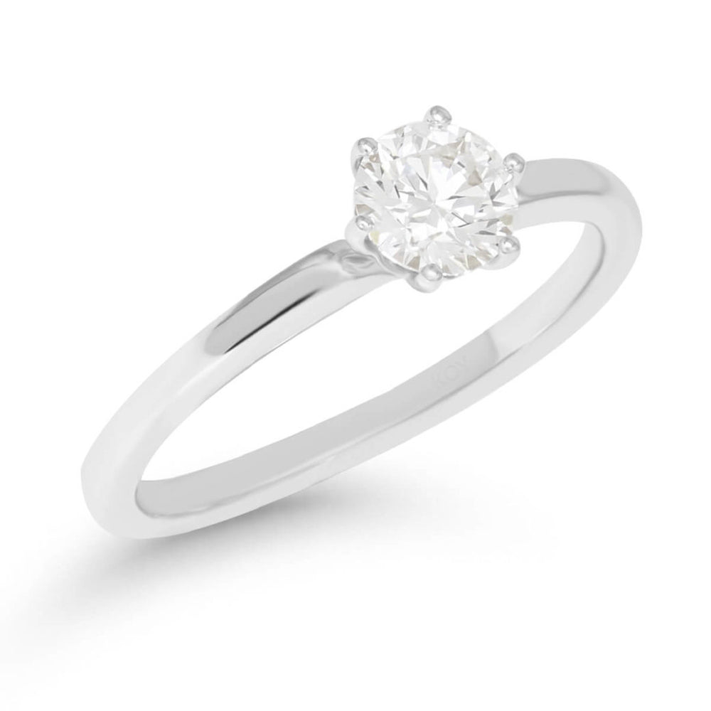 Beat of Love Andromeda laboratoriotimanttisormus 0,50 ct valkokulta