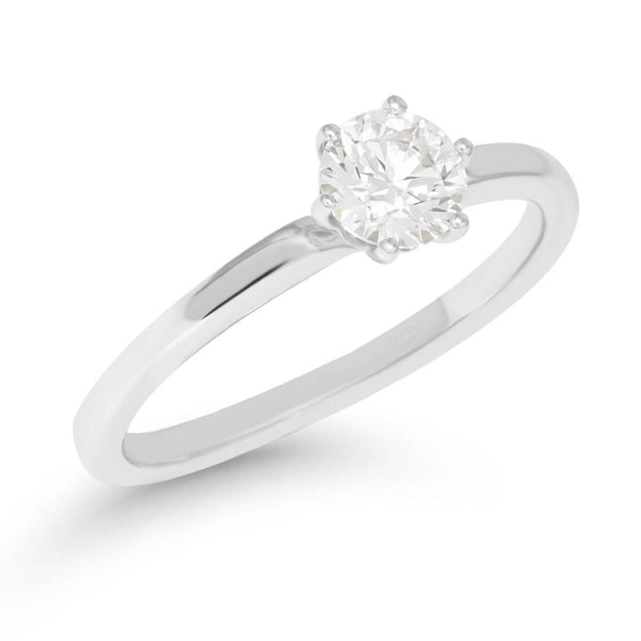 Beat of Love Andromeda laboratoriotimanttisormus 0,50 ct valkokulta