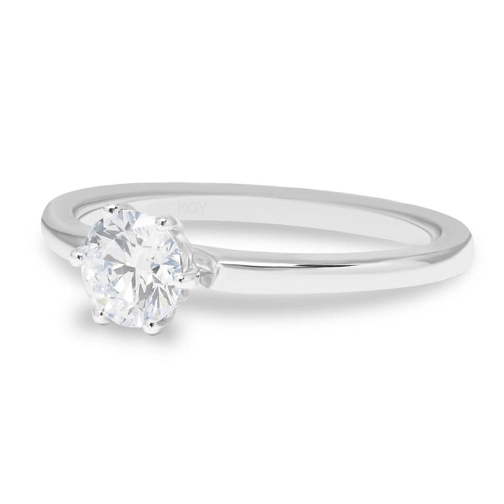 Beat of Love Andromeda laboratoriotimanttisormus 0,50 ct valkokulta