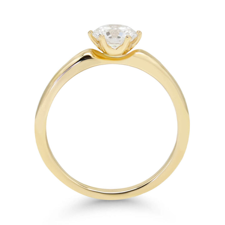 Beat of Love Andromeda laboratoriotimanttisormus 0,75 ct keltakulta