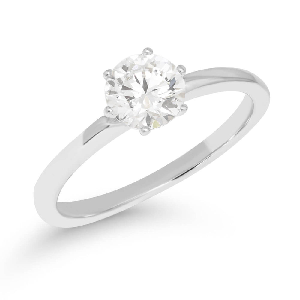 Beat of Love Andromeda laboratoriotimanttisormus 0,75 ct valkokulta