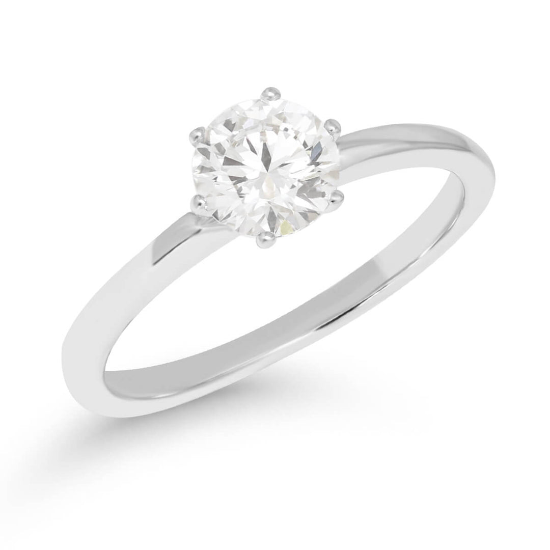 Beat of Love Andromeda laboratoriotimanttisormus 0,75 ct valkokulta