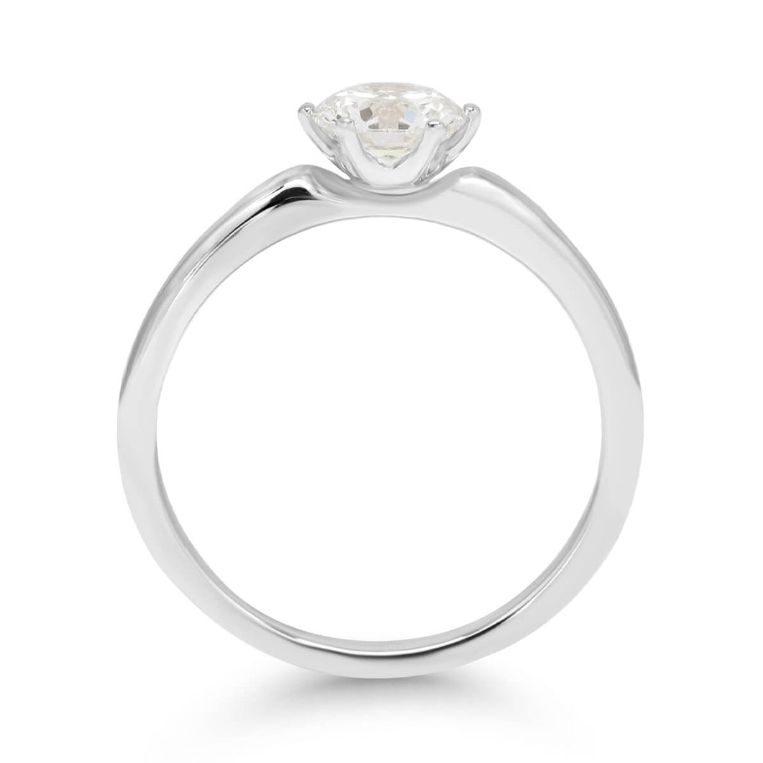 Beat of Love Andromeda laboratoriotimanttisormus 0,75 ct valkokulta