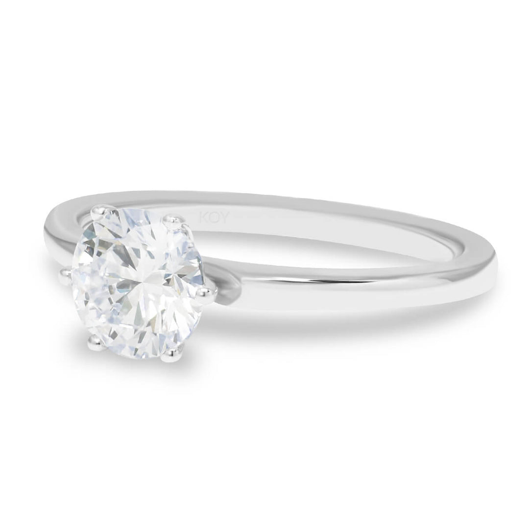 Beat of Love Andromeda laboratoriotimanttisormus 0,75 ct valkokulta