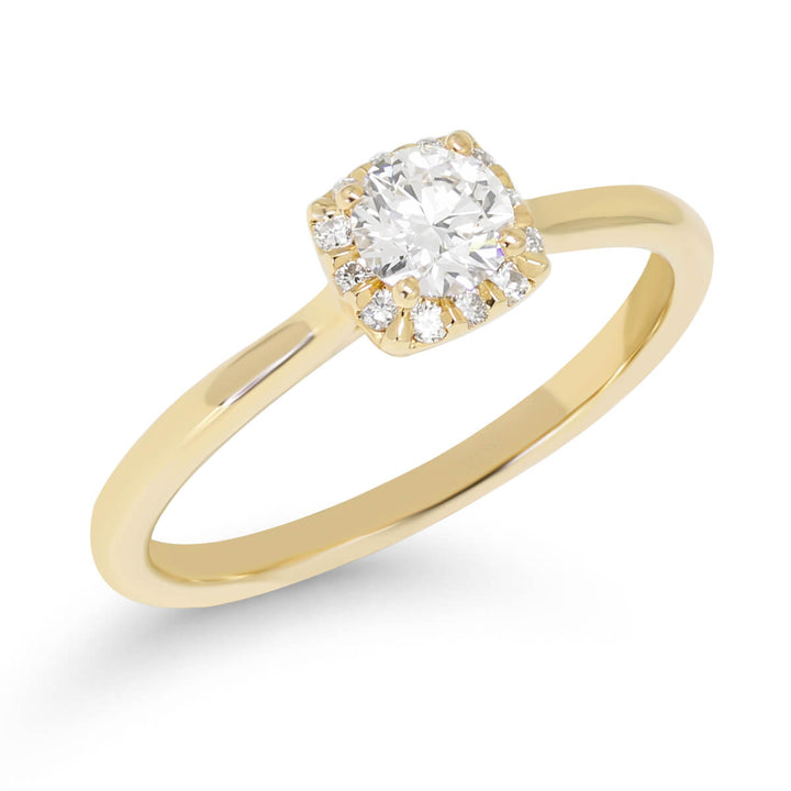 Beat of Love Asteria laboratoriotimanttisormus 0,40 ct keltakulta