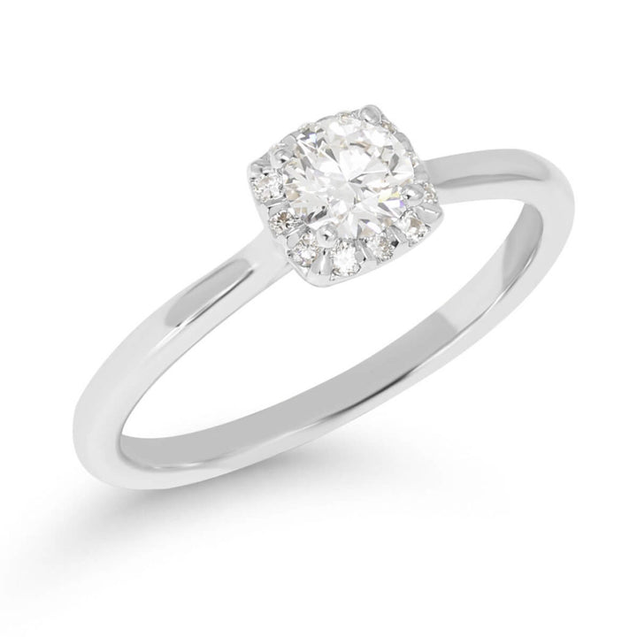 Beat of Love Asteria laboratoriotimanttisormus 0,40 ct valkokulta