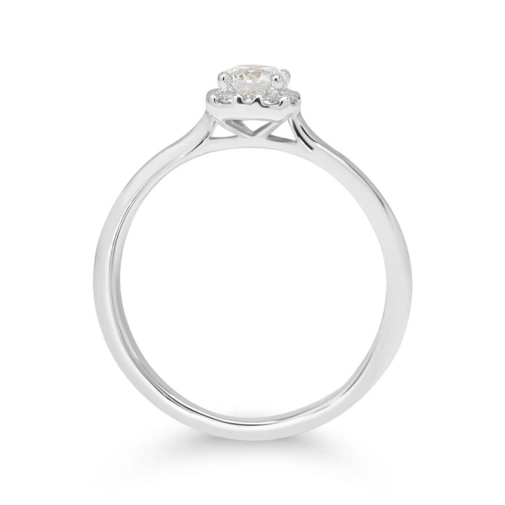 Beat of Love Asteria laboratoriotimanttisormus 0,40 ct valkokulta