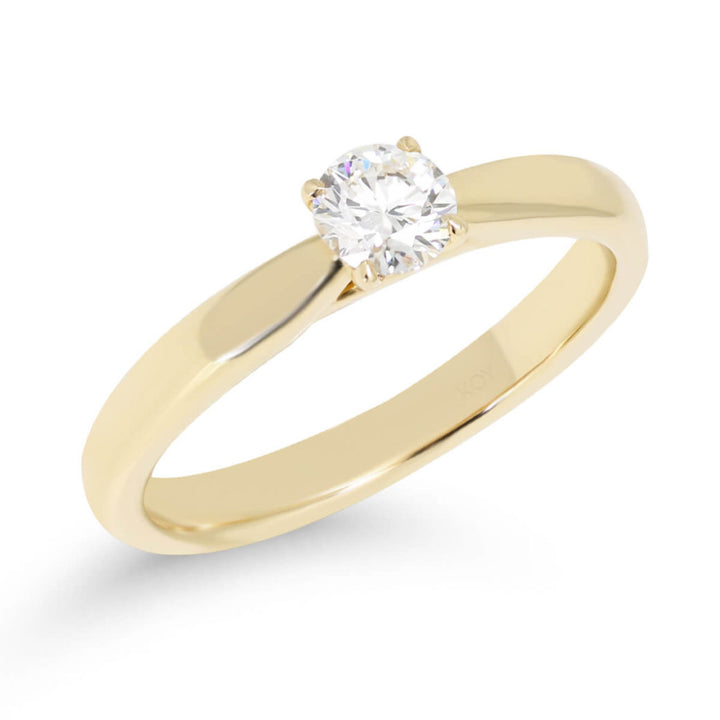 Beat of Love Atalanta laboratoriotimanttisormus 0,33 ct keltakulta