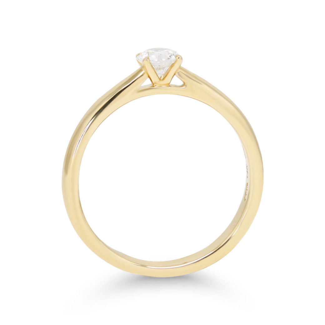 Beat of Love Atalanta laboratoriotimanttisormus 0,33 ct keltakulta