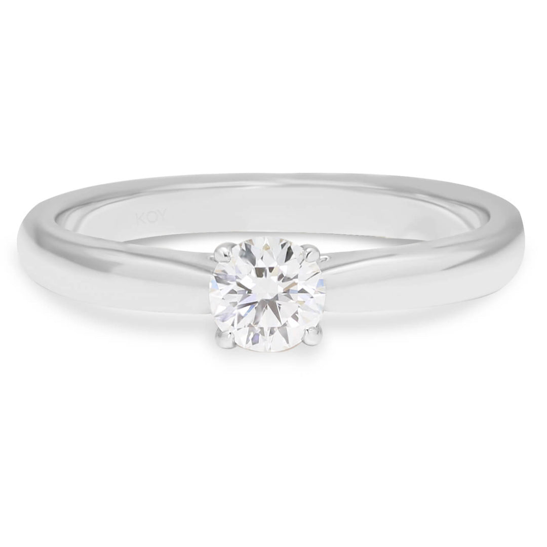 Beat of Love Atalanta laboratoriotimanttisormus 0,33 ct keltakulta