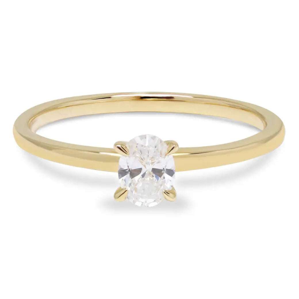 Beat of Love Aurora laboratoriotimanttisormus 0,33 ct keltakulta