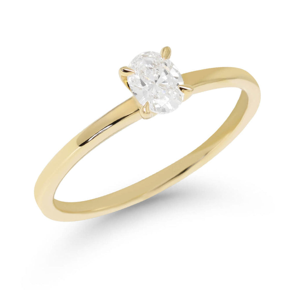 Beat of Love Aurora laboratoriotimanttisormus 0,33 ct keltakulta