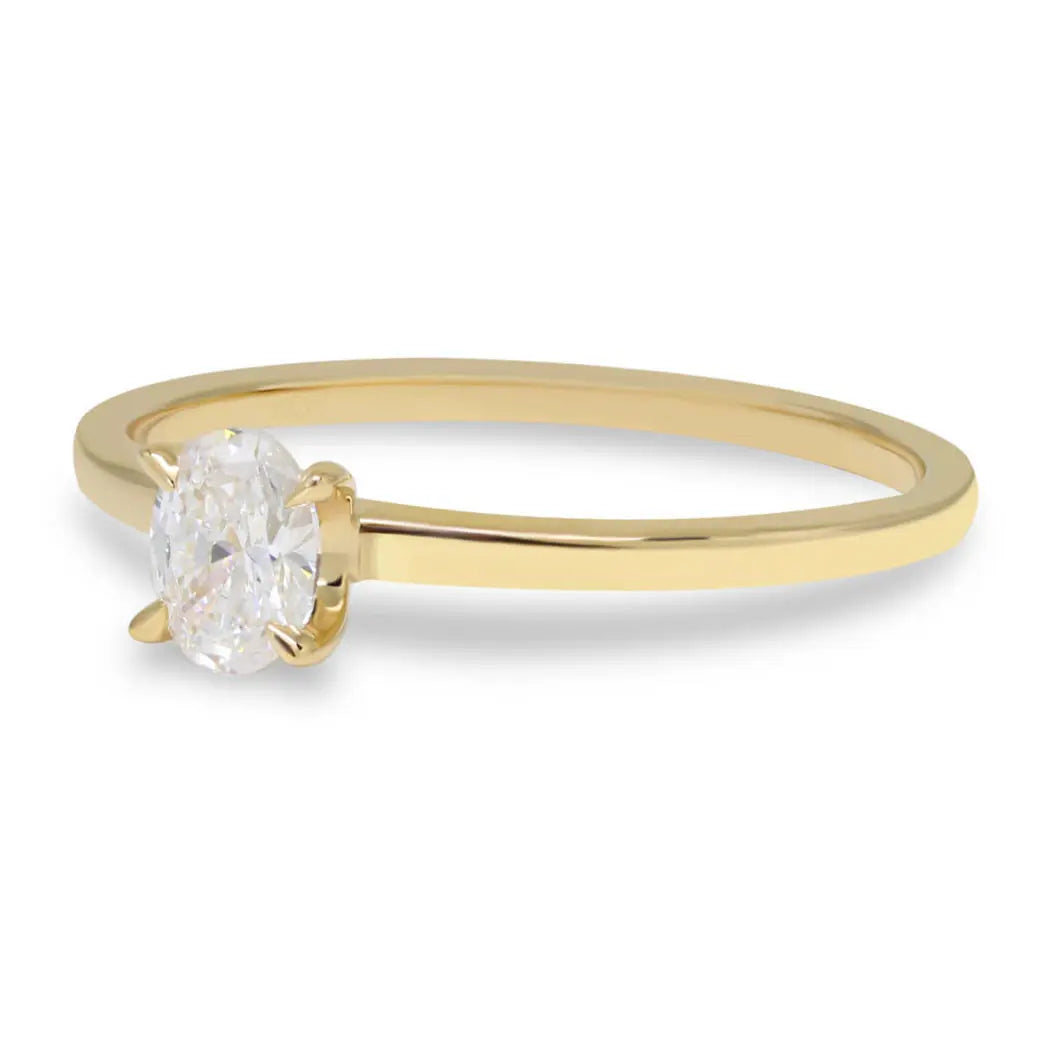 Beat of Love Aurora laboratoriotimanttisormus 0,33 ct keltakulta