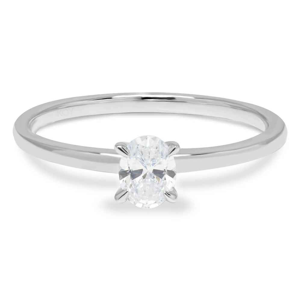 Beat of Love Aurora laboratoriotimanttisormus 0,33 ct valkokulta