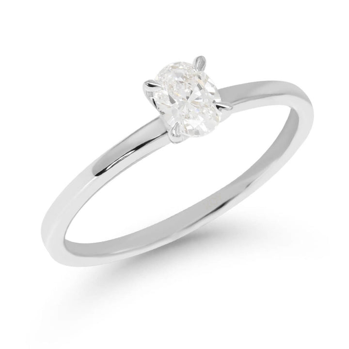 Beat of Love Aurora laboratoriotimanttisormus 0,33 ct valkokulta