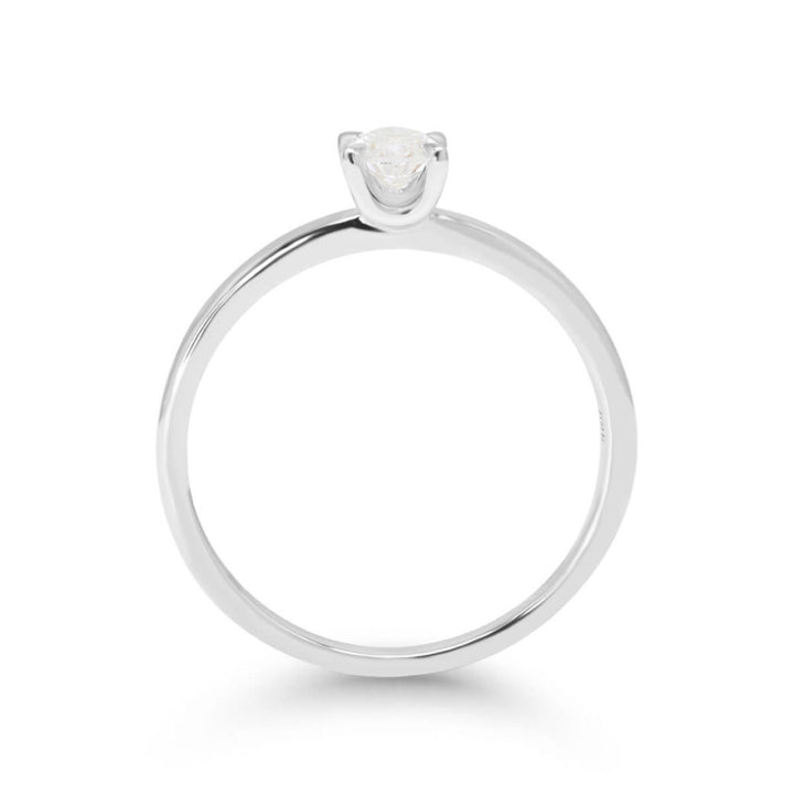 Beat of Love Aurora laboratoriotimanttisormus 0,33 ct valkokulta