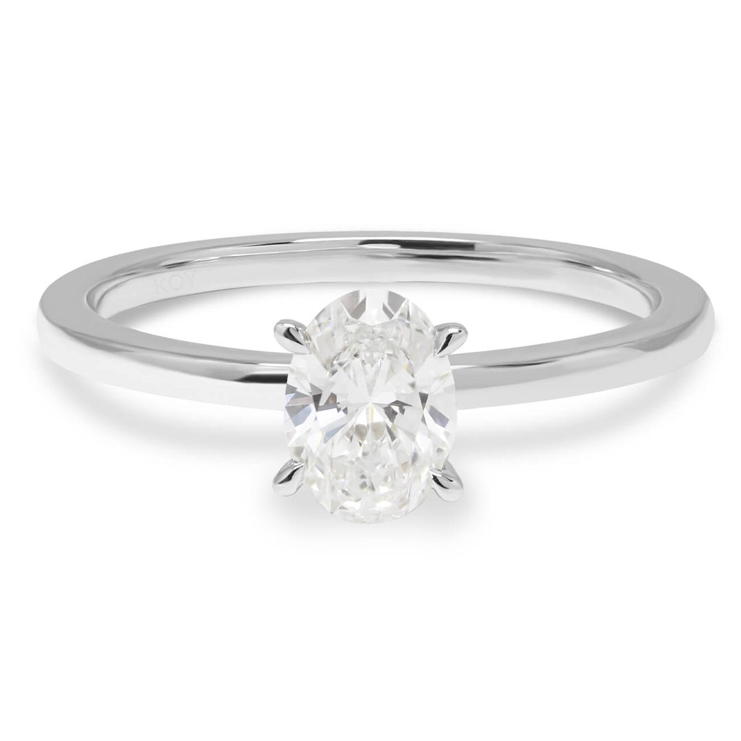 Beat of Love Aurora laboratoriotimanttisormus 0,50 ct valkokulta