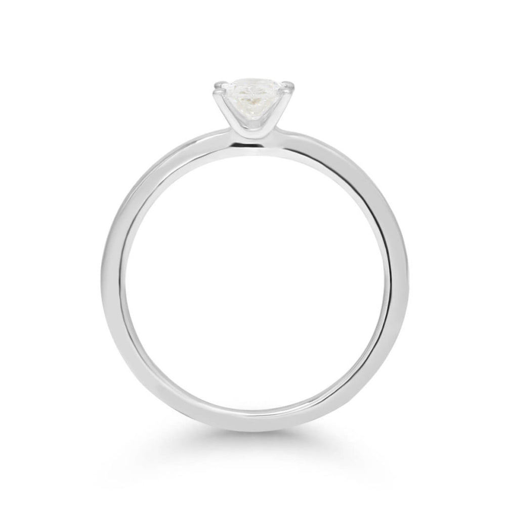 Beat of Love Aurora laboratoriotimanttisormus 0,50 ct valkokulta