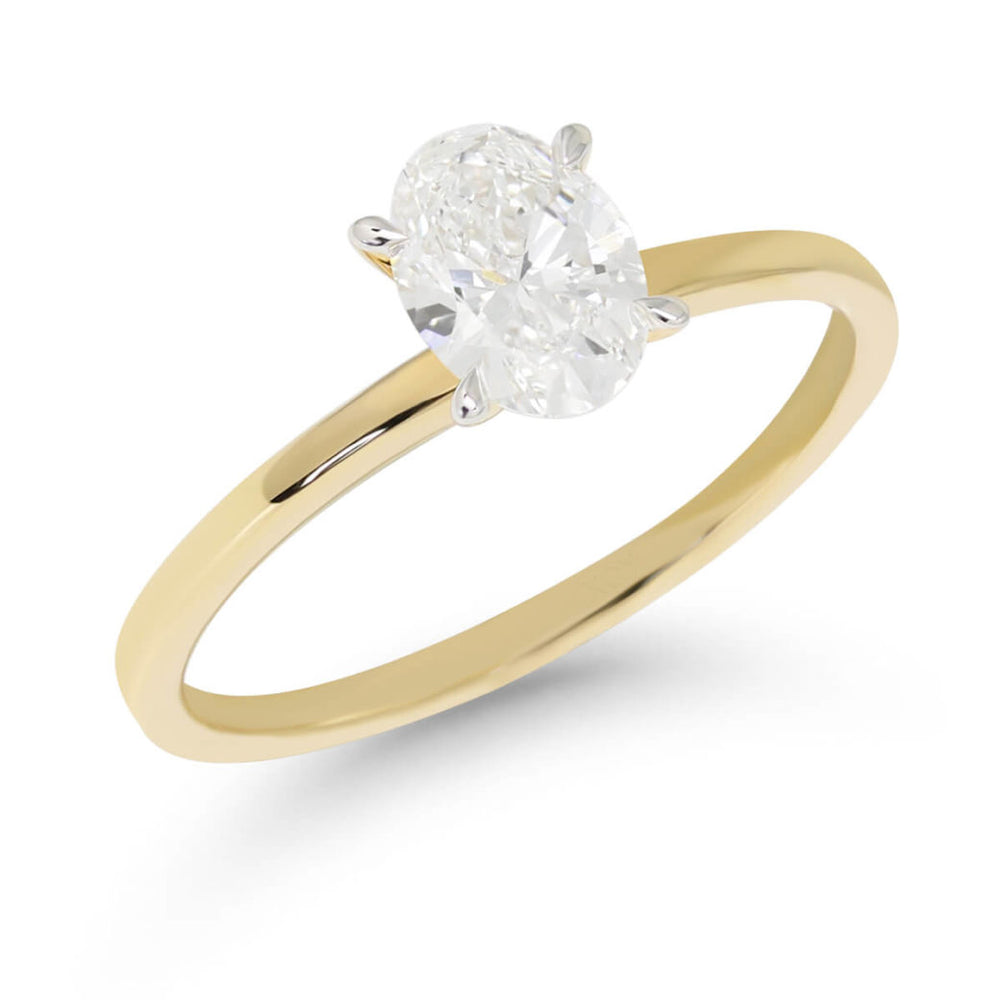 Beat of Love Aurora laboratoriotimanttisormus 0,75 ct keltakulta