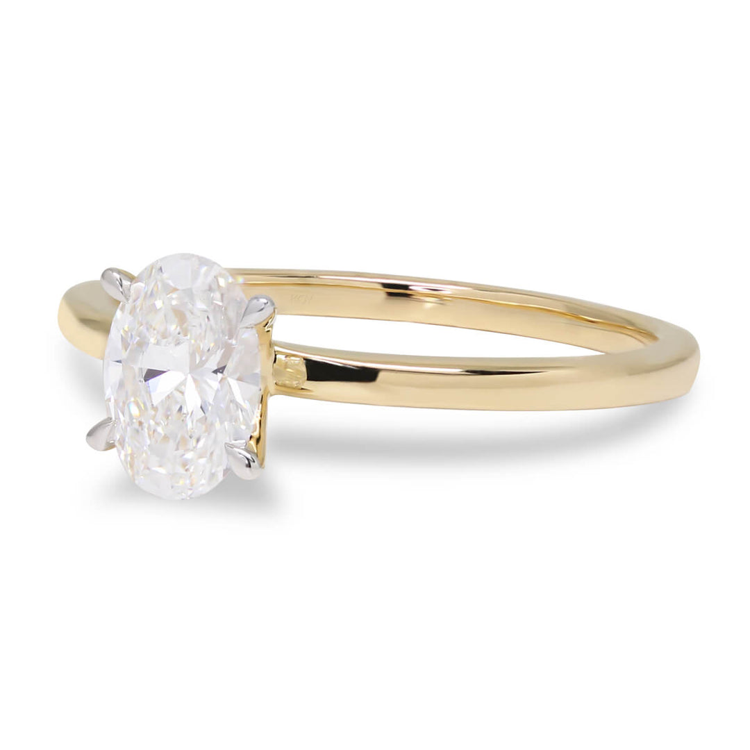 Beat of Love Aurora laboratoriotimanttisormus 0,75 ct keltakulta