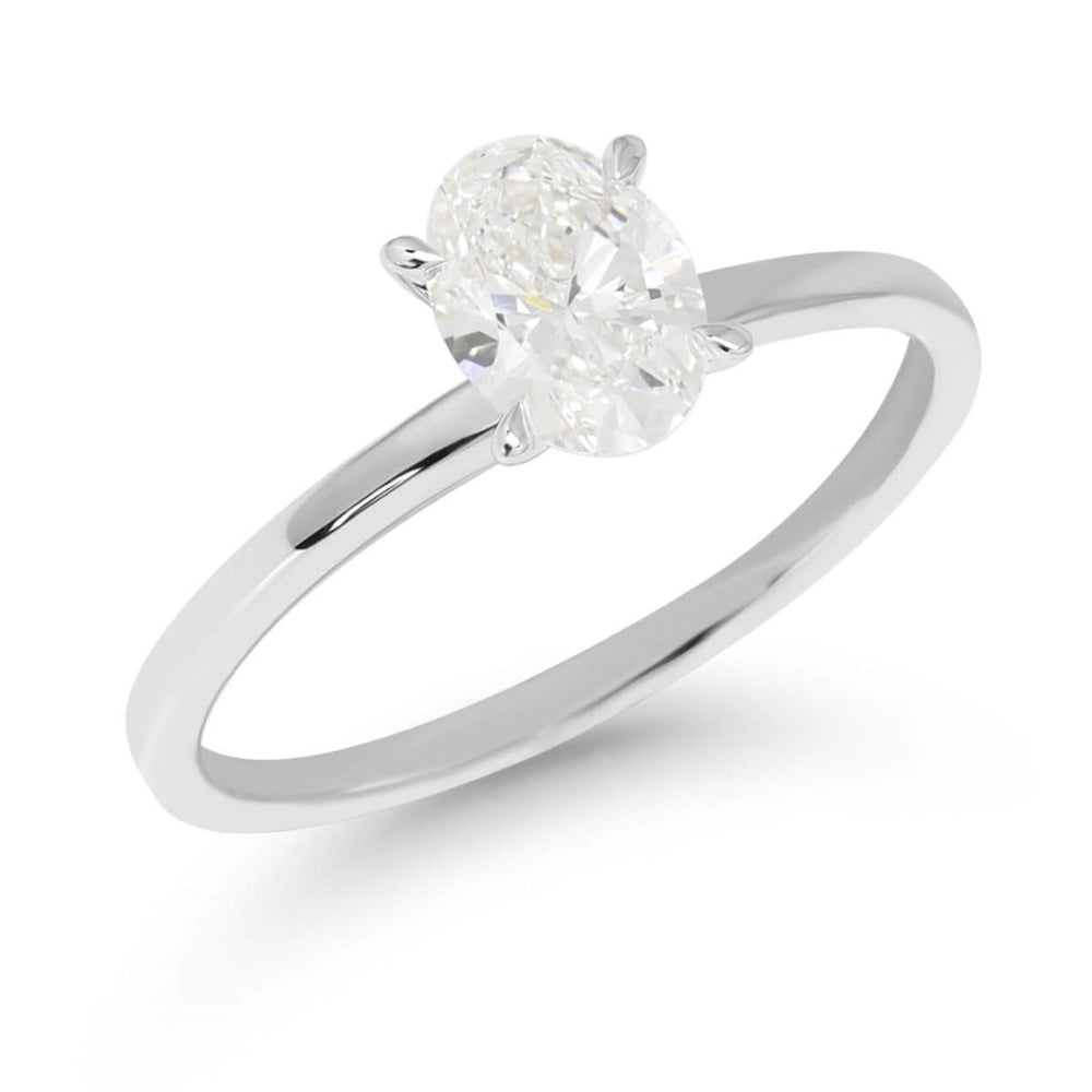 Beat of Love Aurora laboratoriotimanttisormus 0,75 ct valkokulta