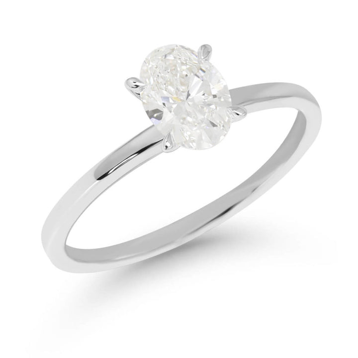 Beat of Love Aurora laboratoriotimanttisormus 0,75 ct valkokulta