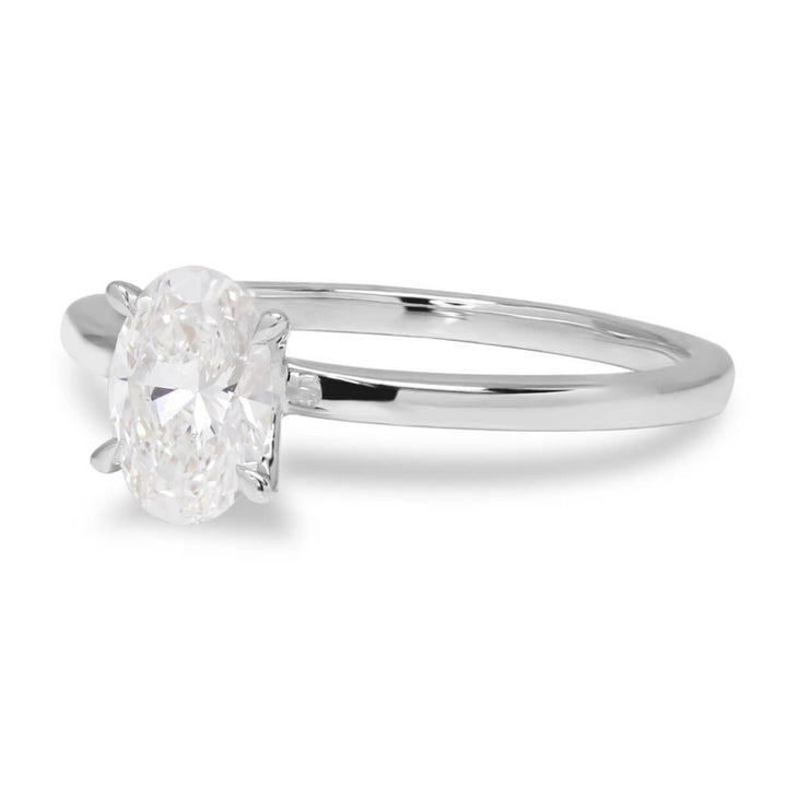 Beat of Love Aurora laboratoriotimanttisormus 0,75 ct valkokulta