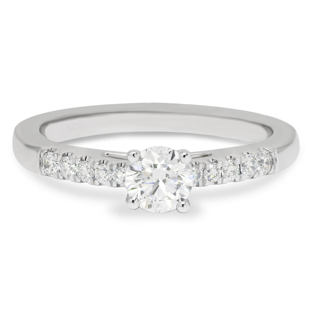 Beat of Love Electra laboratoriotimanttisormus 0,56 ct valkokulta