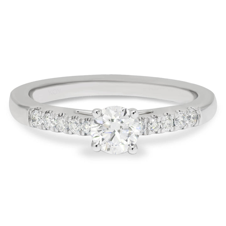 Beat of Love Electra laboratoriotimanttisormus 0,56 ct valkokulta