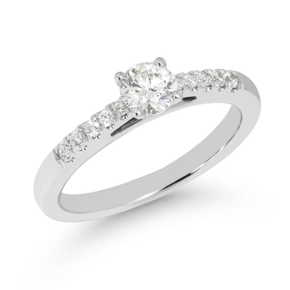 Beat of Love Electra laboratoriotimanttisormus 0,56 ct valkokulta