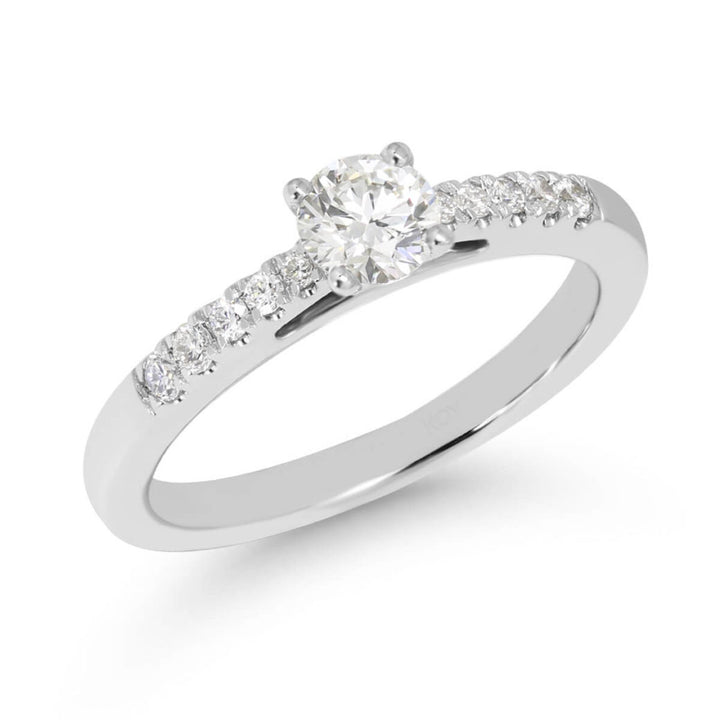 Beat of Love Electra laboratoriotimanttisormus 0,56 ct valkokulta