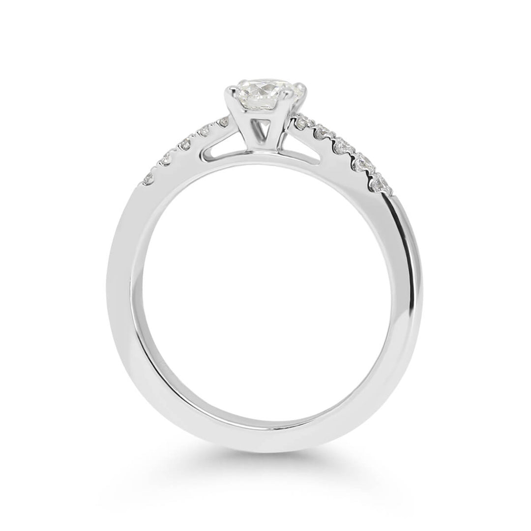 Beat of Love Electra laboratoriotimanttisormus 0,56 ct valkokulta