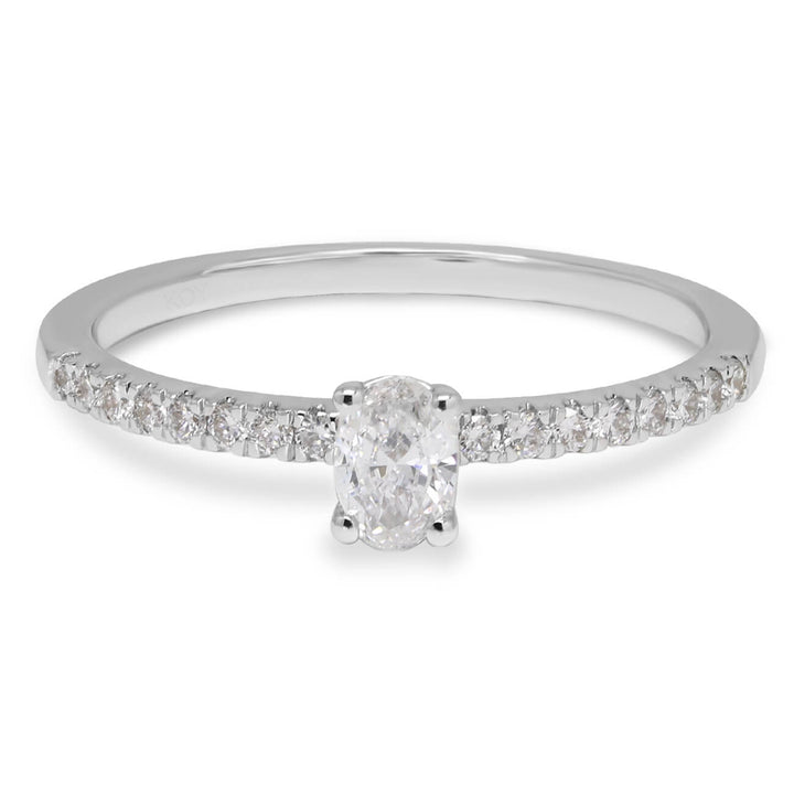 Beat of Love Gaia laboratoriotimanttisormus 0,33 ct valkokulta