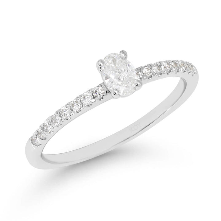 Beat of Love Gaia laboratoriotimanttisormus 0,33 ct valkokulta