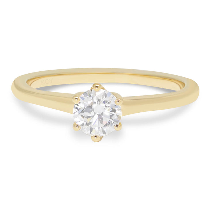 Beat of Love Harmonia laboratoriotimanttisormus 0,50 ct keltakulta