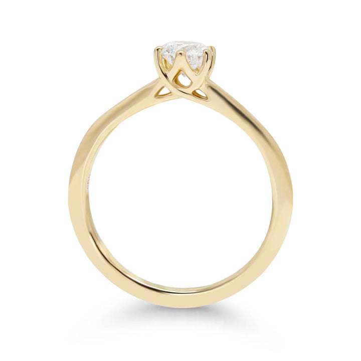 Beat of Love Harmonia laboratoriotimanttisormus 0,50 ct keltakulta