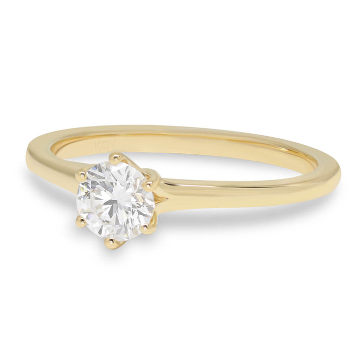 Beat of Love Harmonia laboratoriotimanttisormus 0,50 ct keltakulta