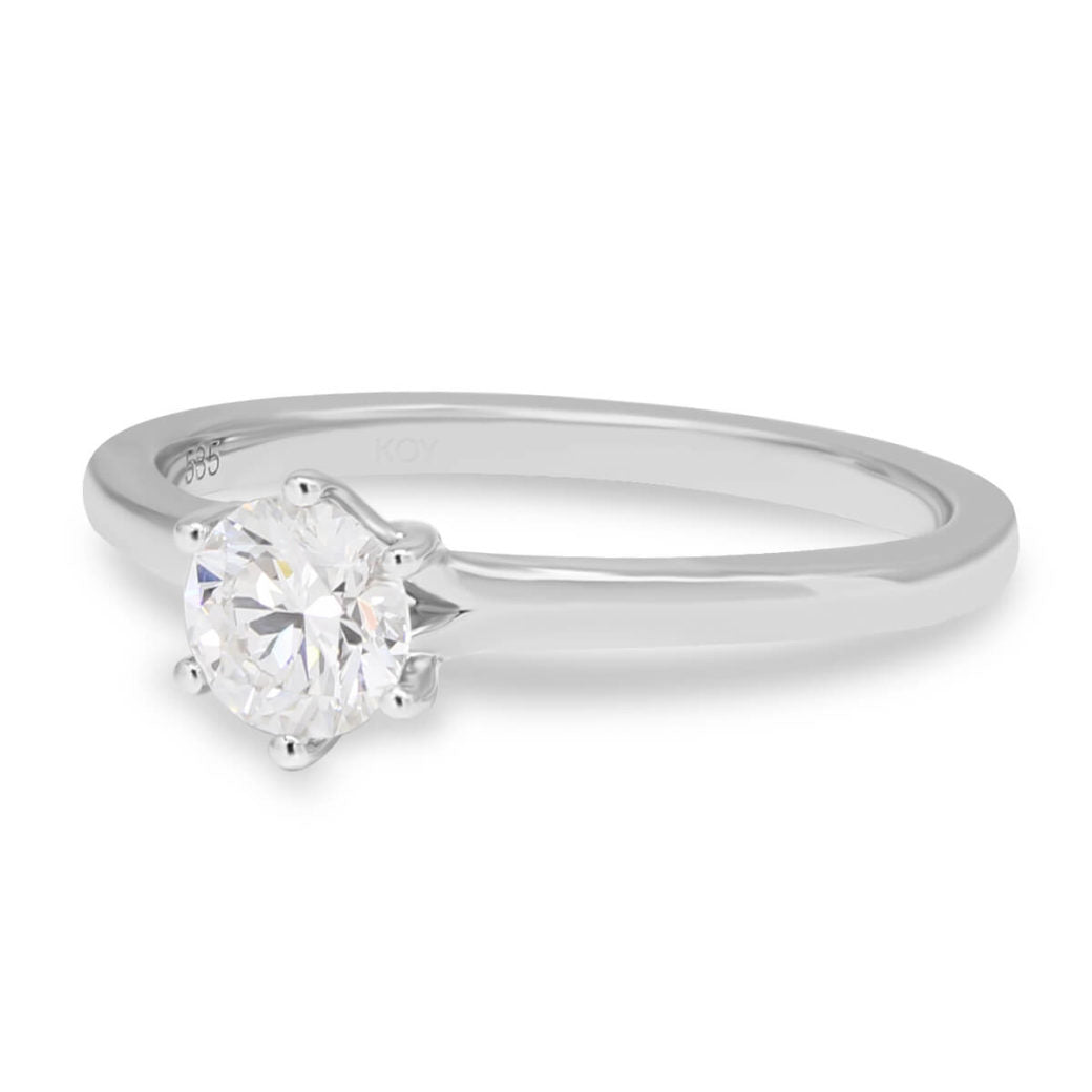 Beat of Love Harmonia laboratoriotimanttisormus 0,50 ct valkokulta