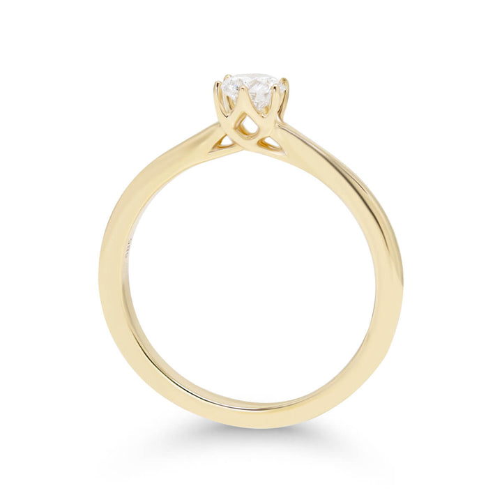 Beat of Love Harmonia laboratoriotimanttisormus 0,33 ct keltakulta