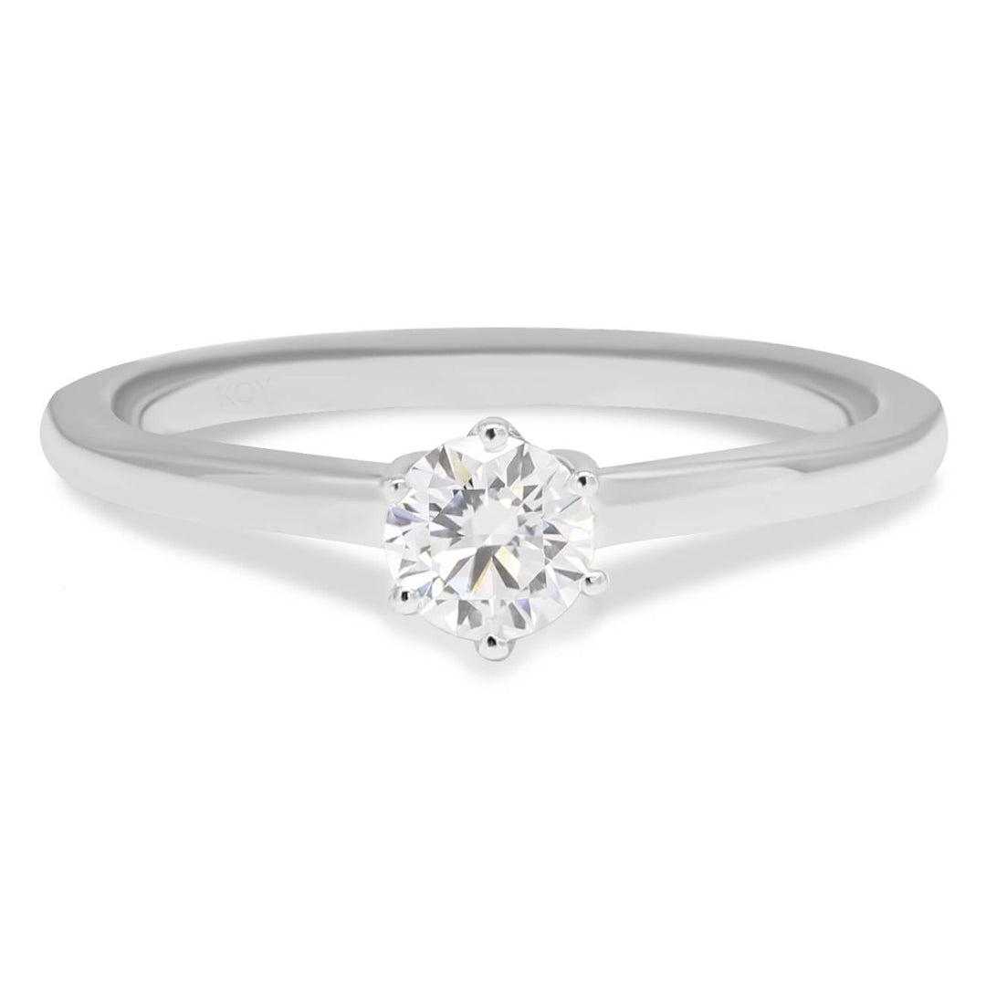 Beat of Love Harmonia laboratoriotimanttisormus 0,33 ct valkokulta
