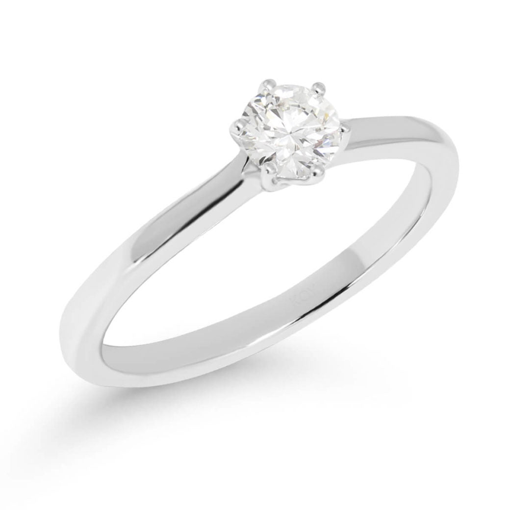 Beat of Love Harmonia laboratoriotimanttisormus 0,33 ct valkokulta