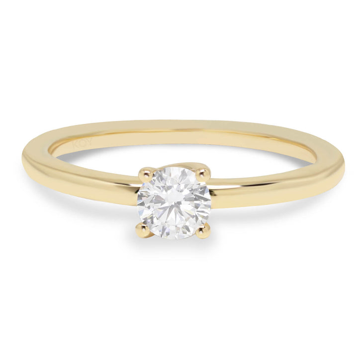 Beat of Love Hestia laboratoriotimanttisormus 0,33 ct keltakulta