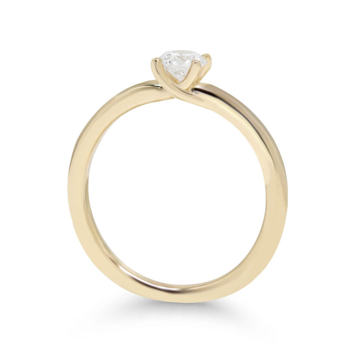 Beat of Love Hestia laboratoriotimanttisormus 0,33 ct keltakulta