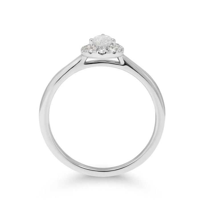 Beat of Love Iris laboratoriotimanttisormus 0,45 ct valkokulta