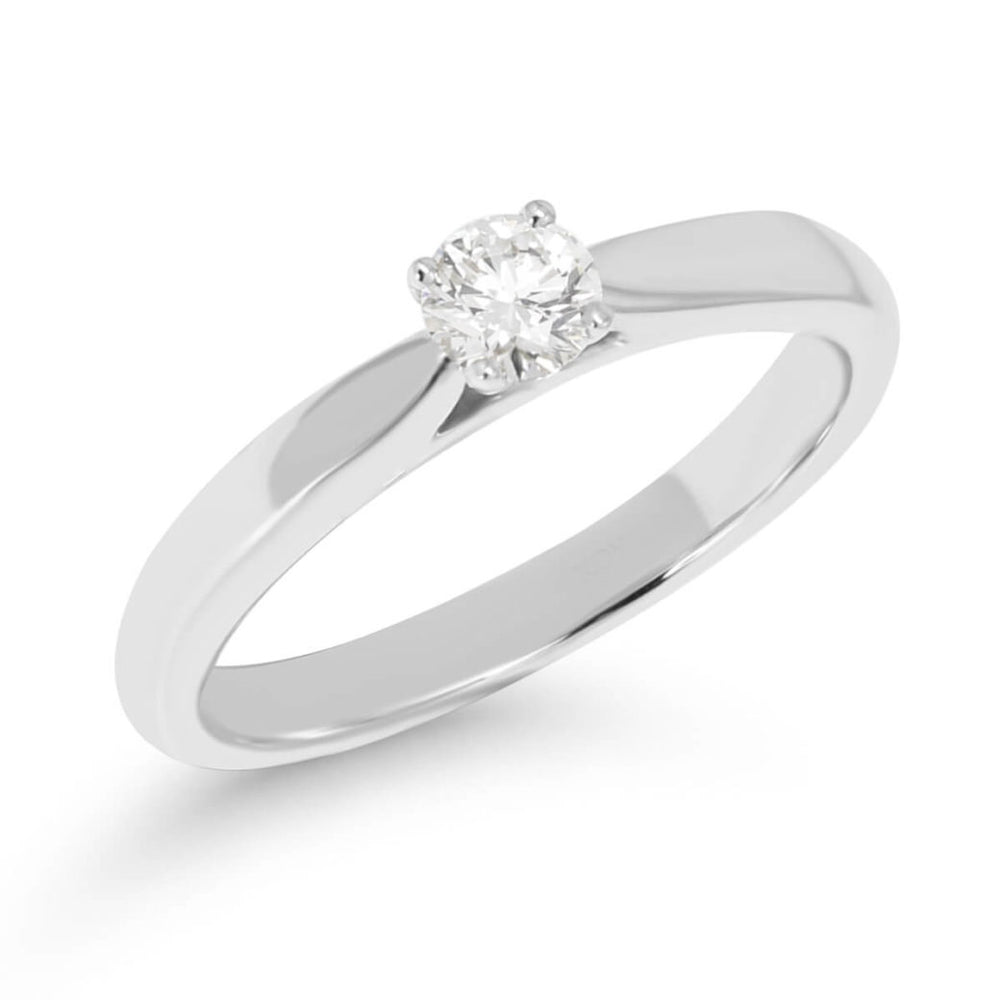 Beat of Love Leda laboratoriotimanttisormus 0,25 ct valkokulta