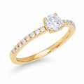 Beat of Love Anthea laboratoriotimanttisormus 0,50 ct keltakulta