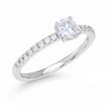 Beat of Love Anthea laboratoriotimanttisormus 0,50 ct valkokulta